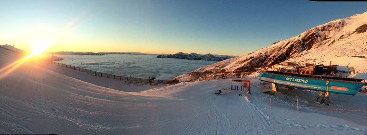 Sunreise at Treble Cone